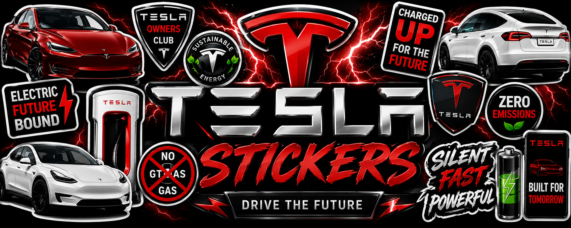 Tesla Stickers