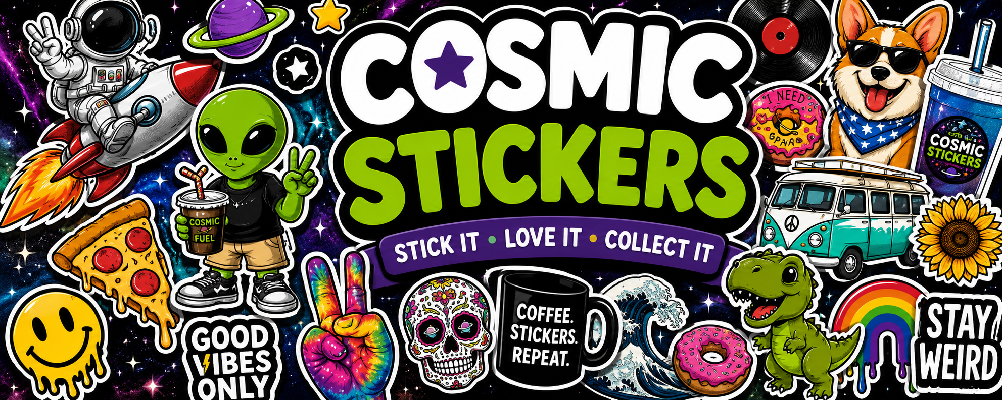 Cosmic Stickers