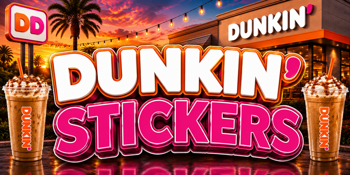 Dunkin’ Stickers