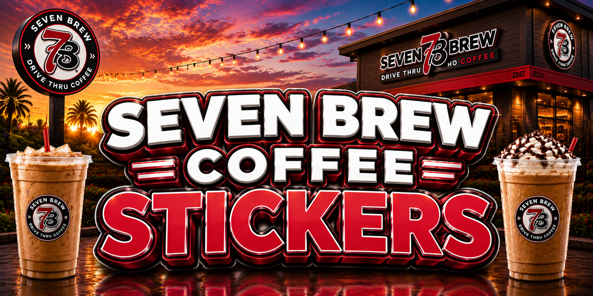 Seven Brew Stickers