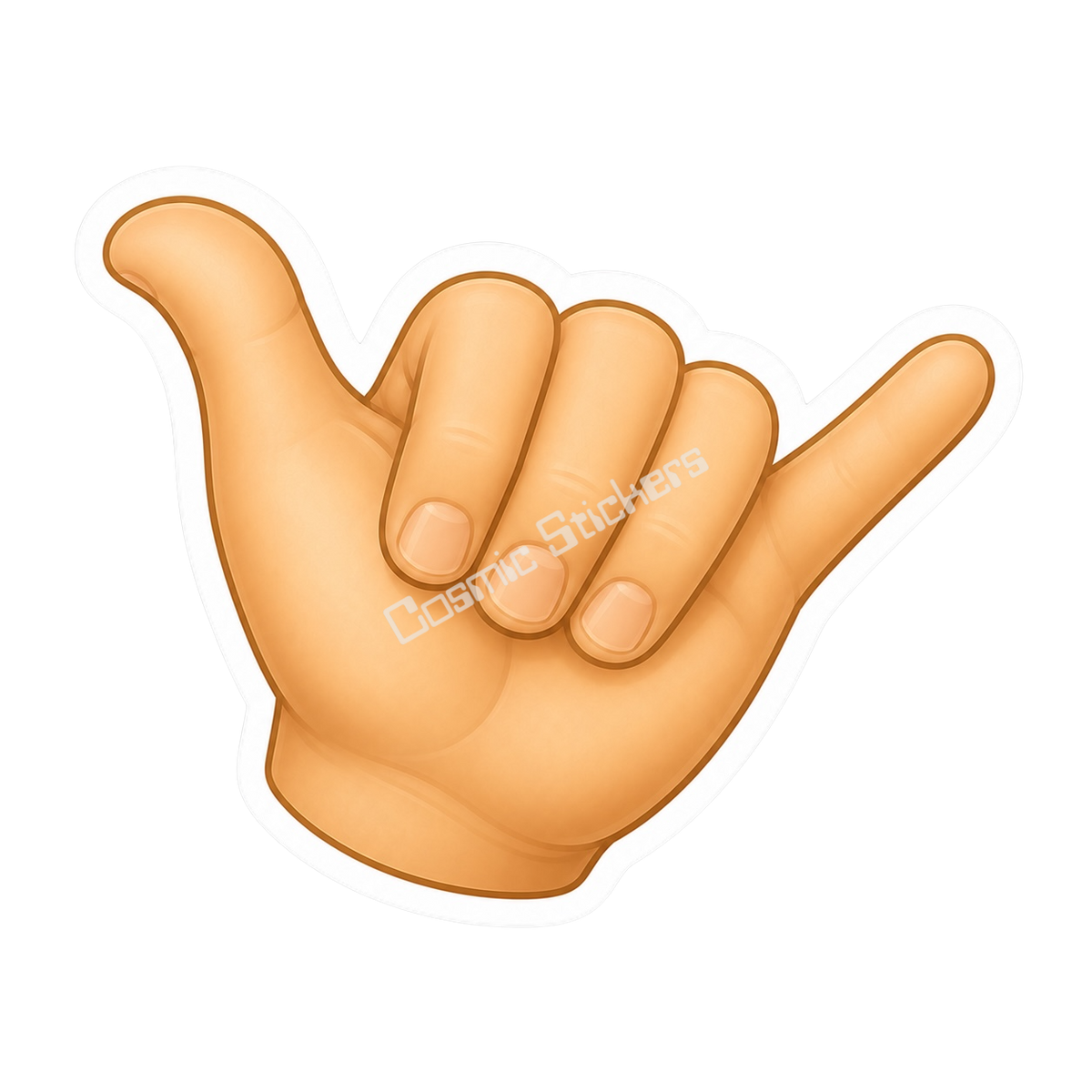 Cosmic Emoji - Hand Loose Vinyl Sticker