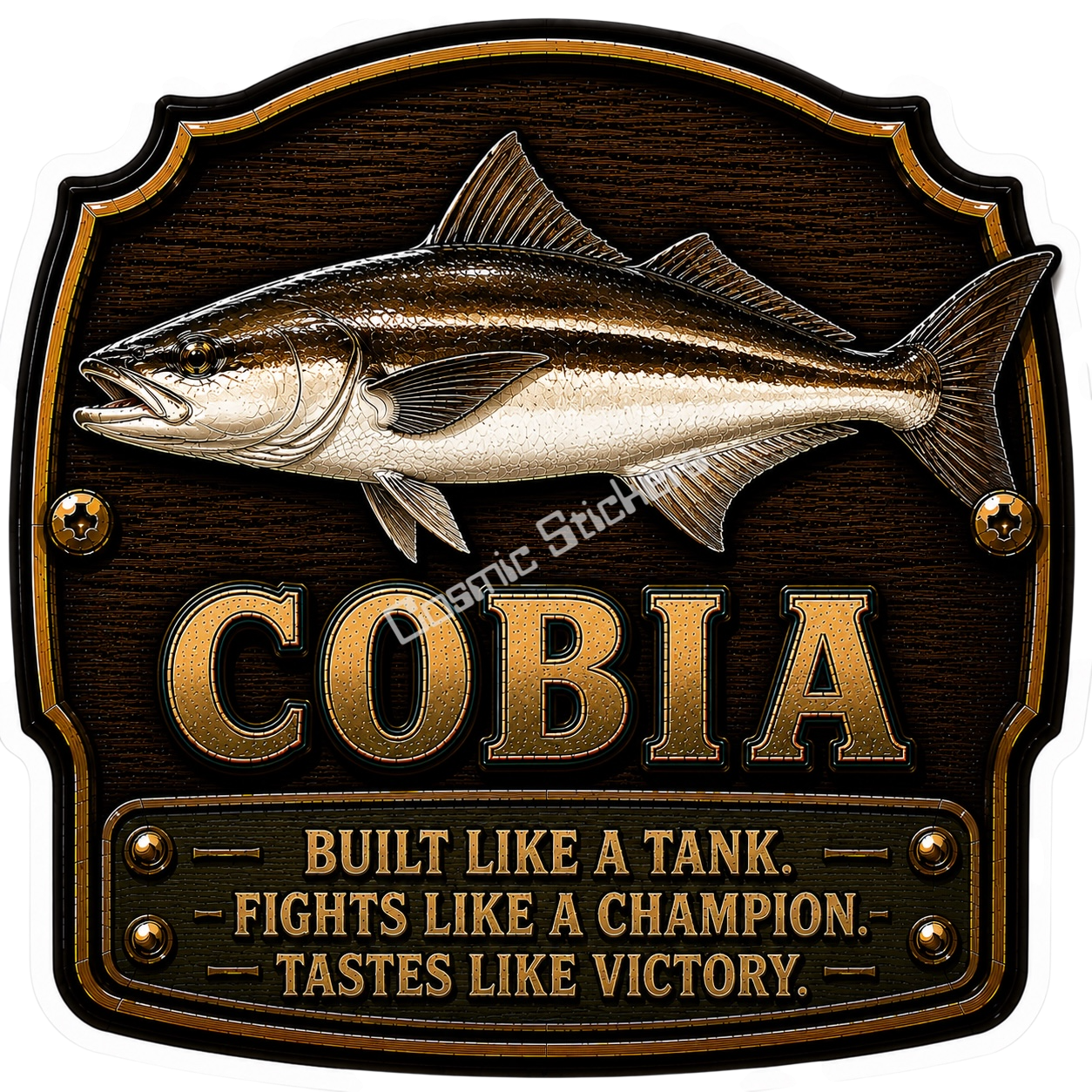 Cobia – Trophy Fish Sticker