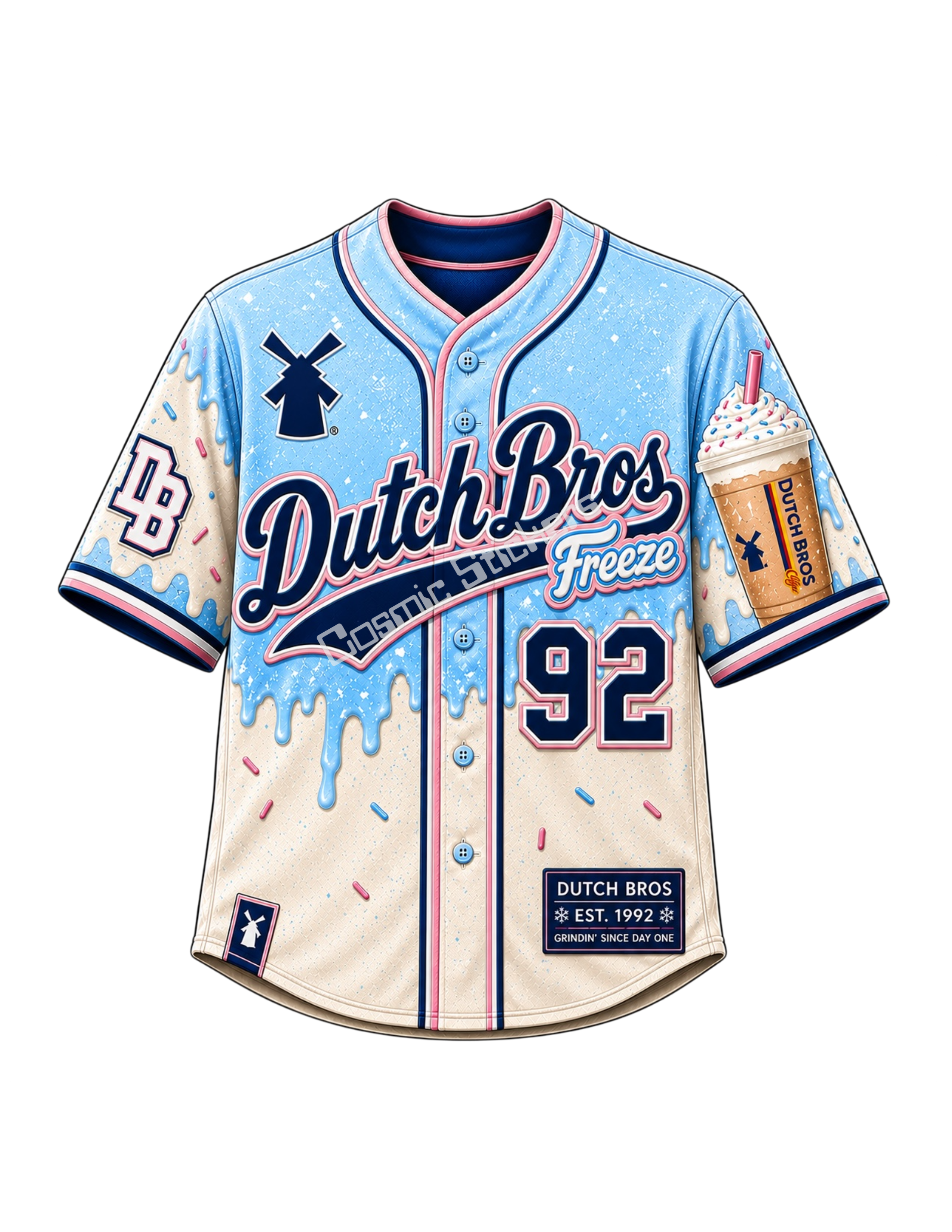 Dutch Bros Jersey Sticker #4