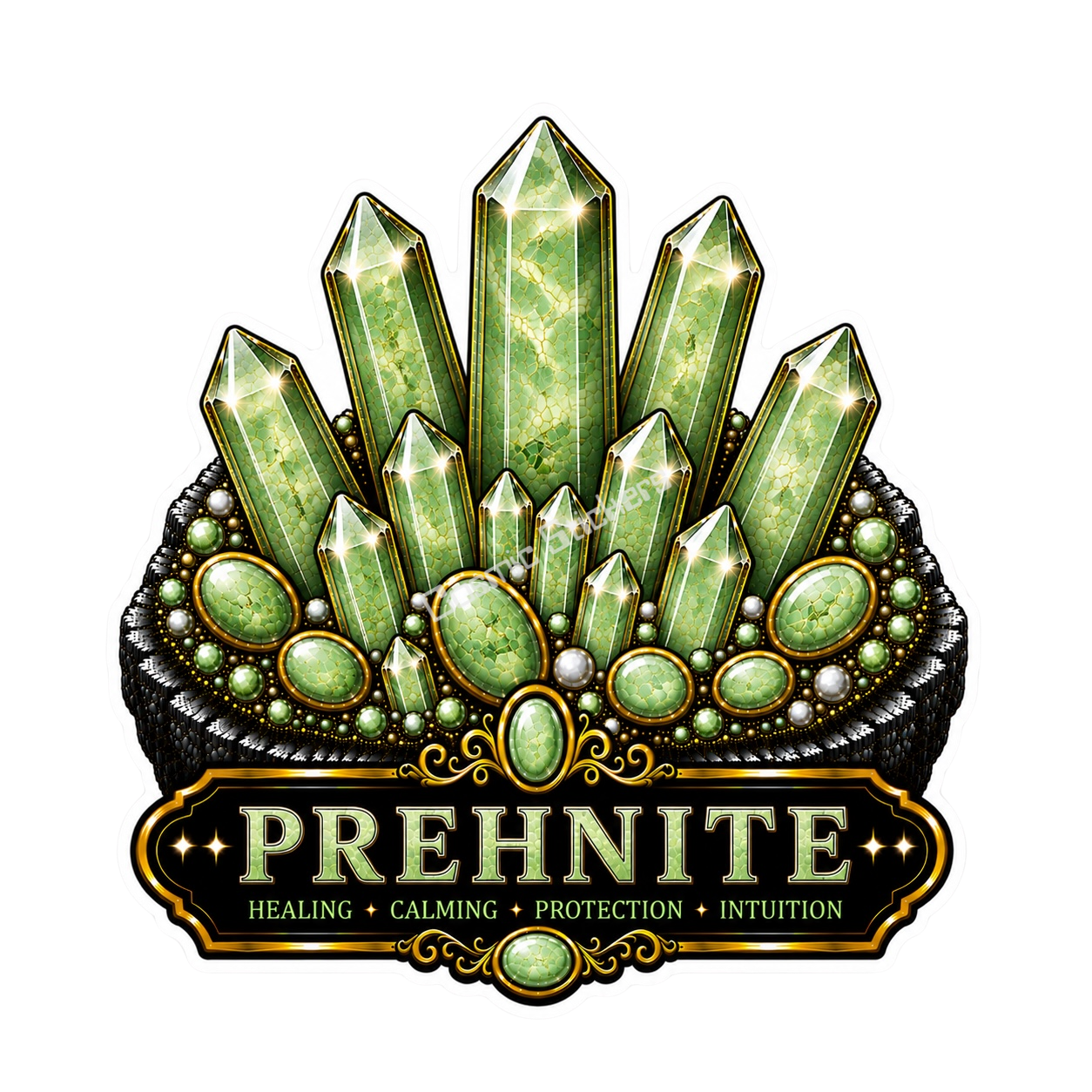 Crystal Meanings Collection - Prehnite