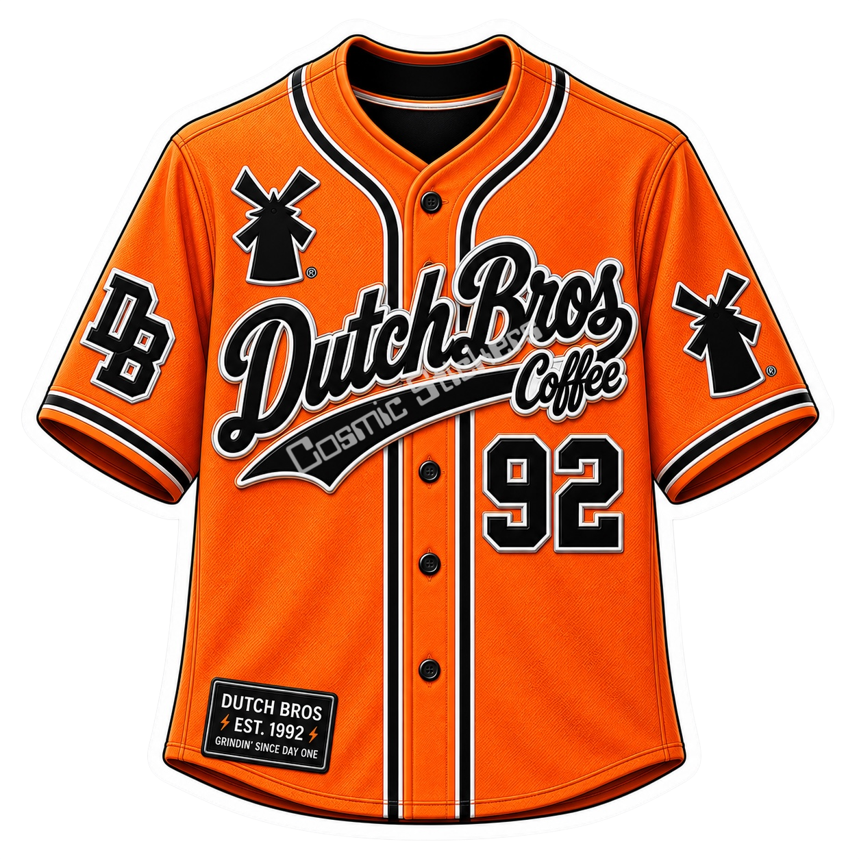 Dutch Bros Jersey Sticker #17