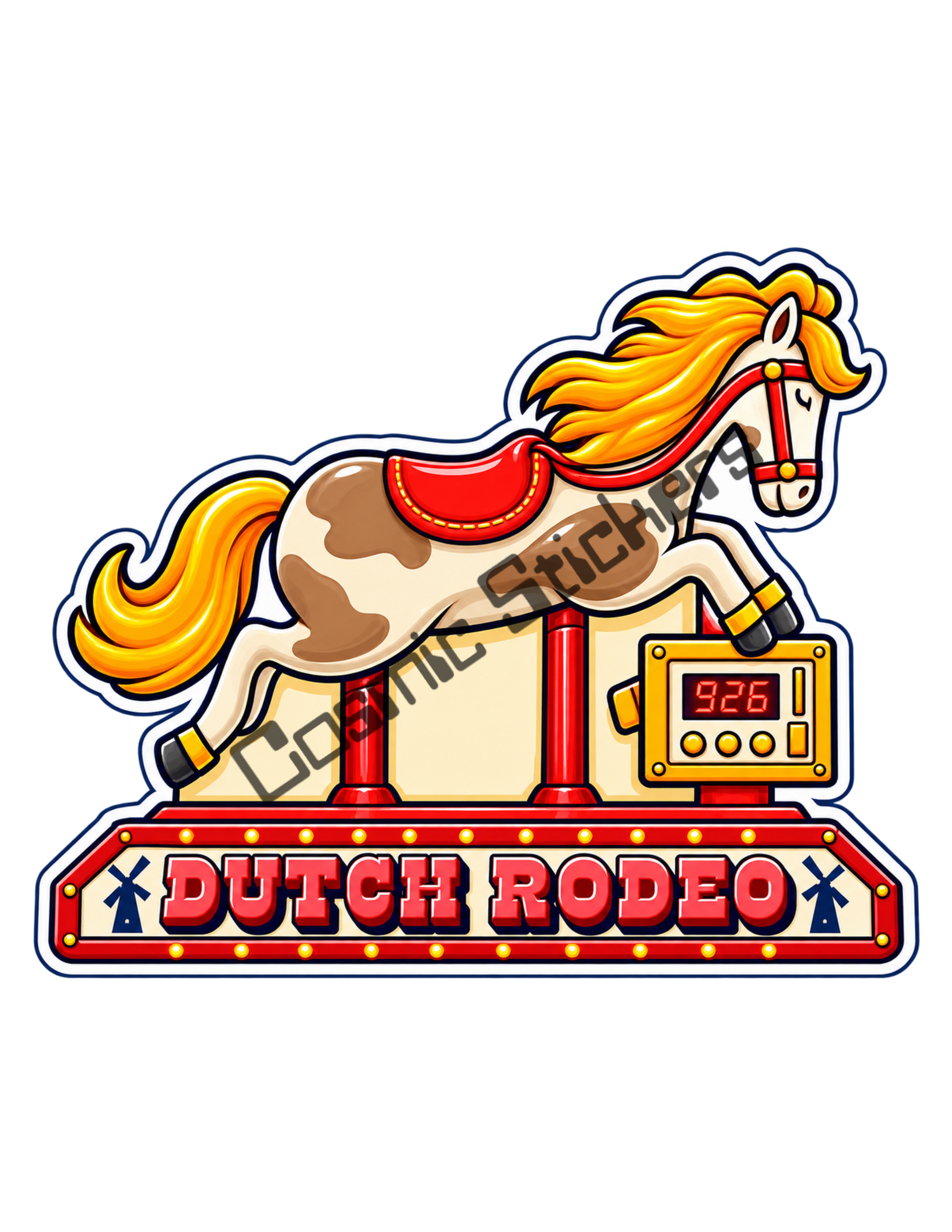 Fan-Made Dutch Bros Dutch Rodeo Sticker