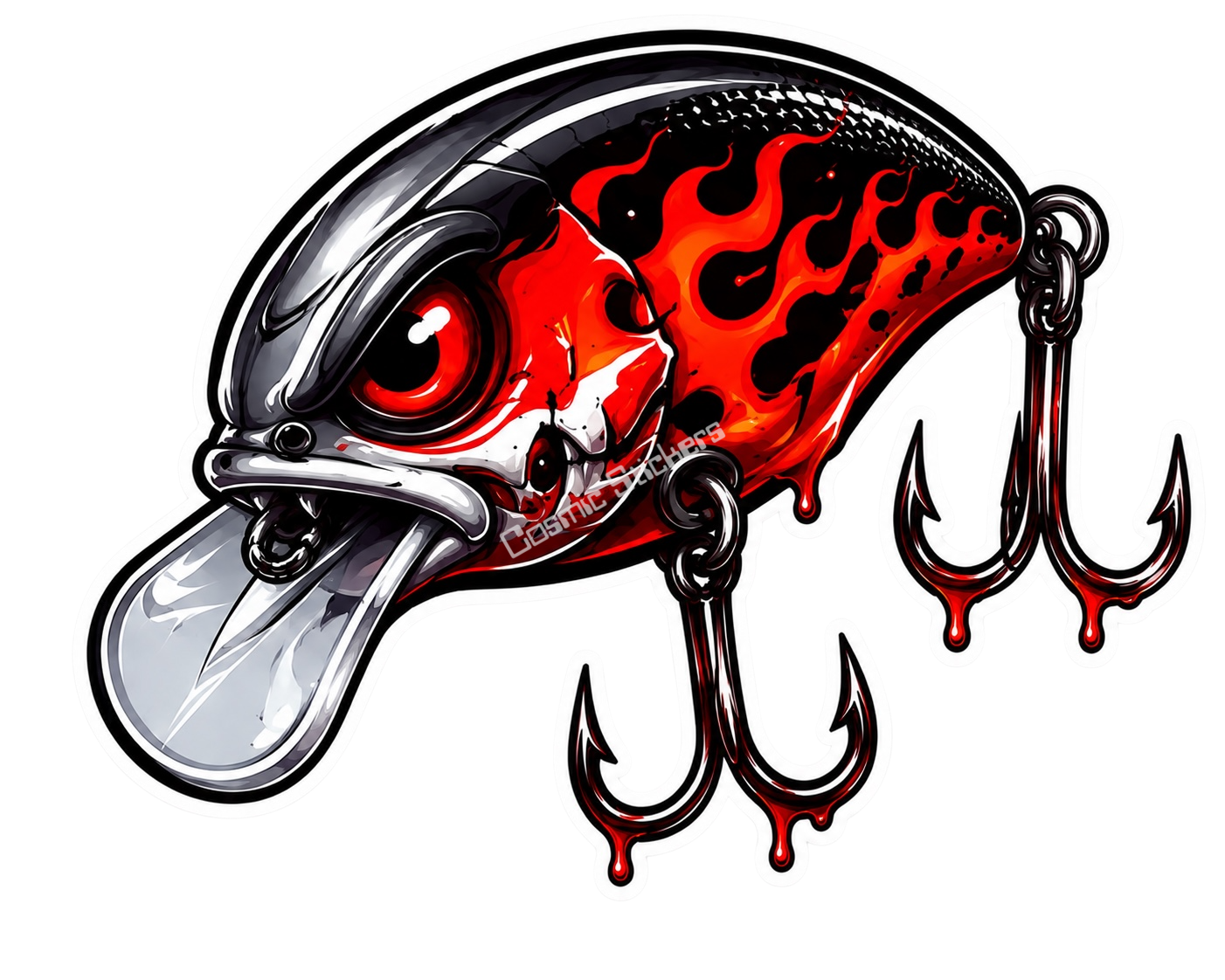 Strike Beasts™️ •Savage• Fishing Lure Sticker
