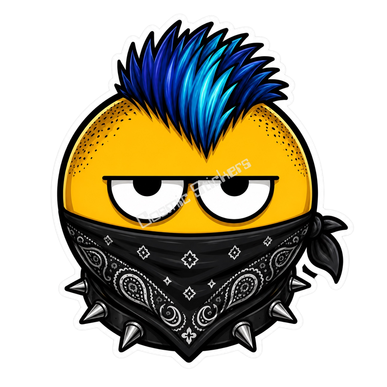 Cosmic Emoji - Punk Rocker #2