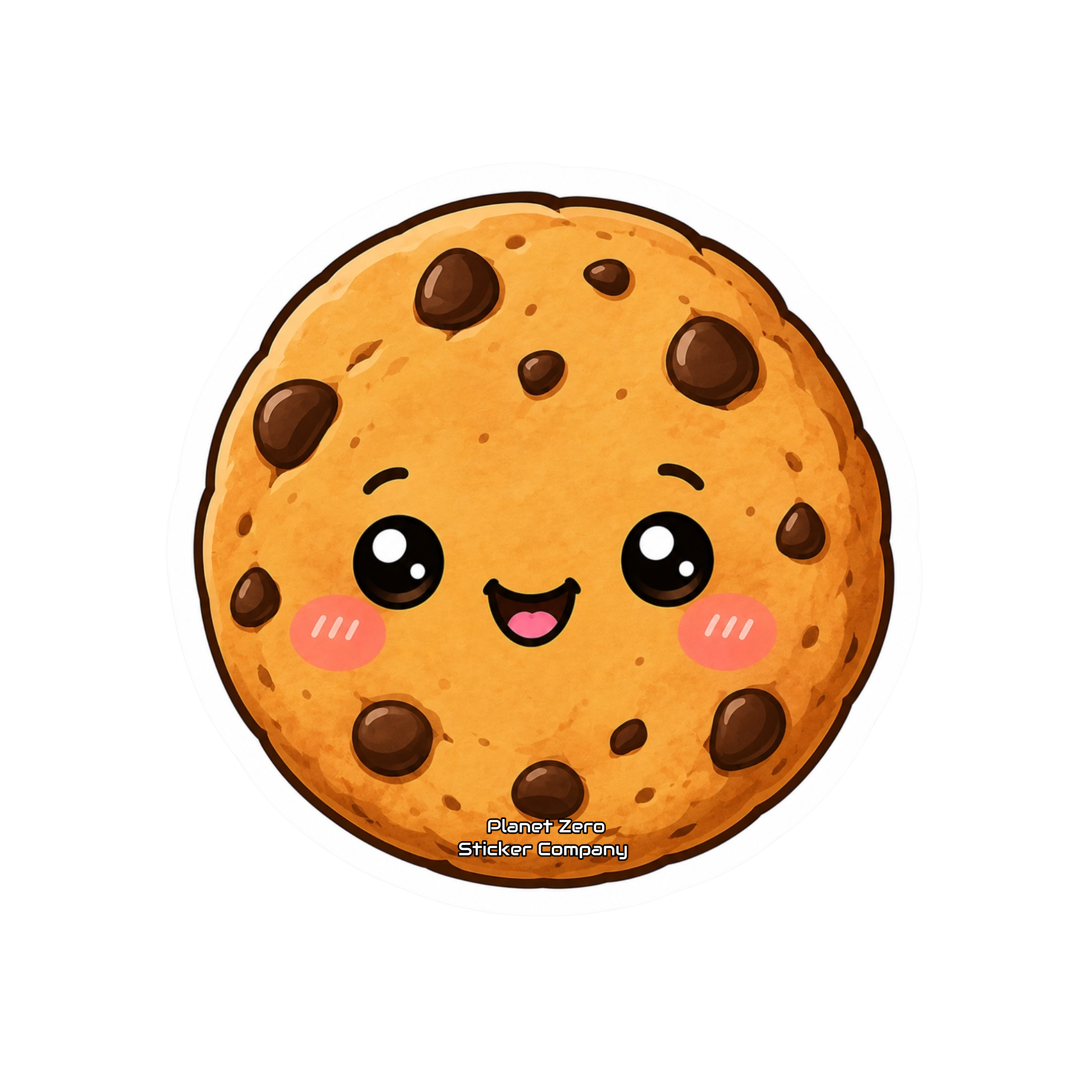 Kawaii Critters •Sweet Cookie• premium die-cut vinyl sticker by Cosmic Stickers