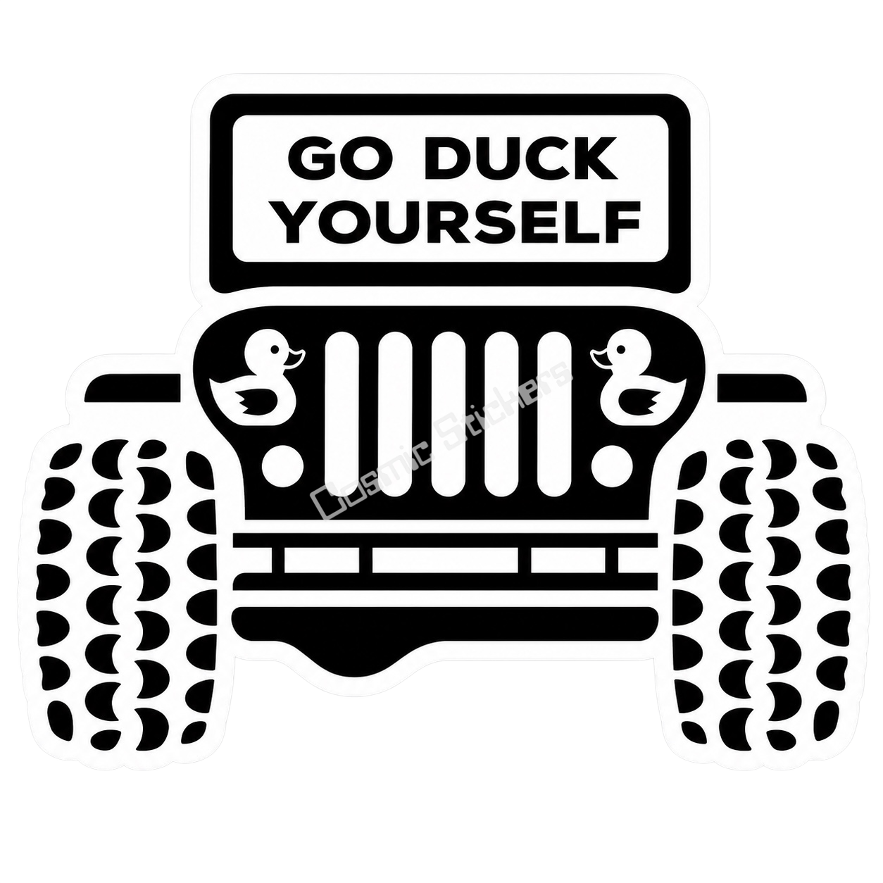Jeep Collection- Go Duck Yourself (Black)