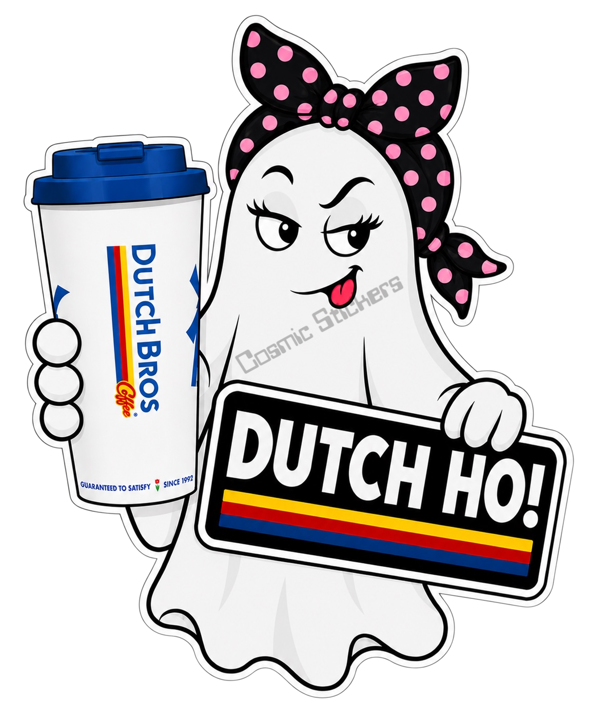 Fan-Made Boo Crew – Boo and Brew | Dutch Bros Inspired Vinyl Sticker
