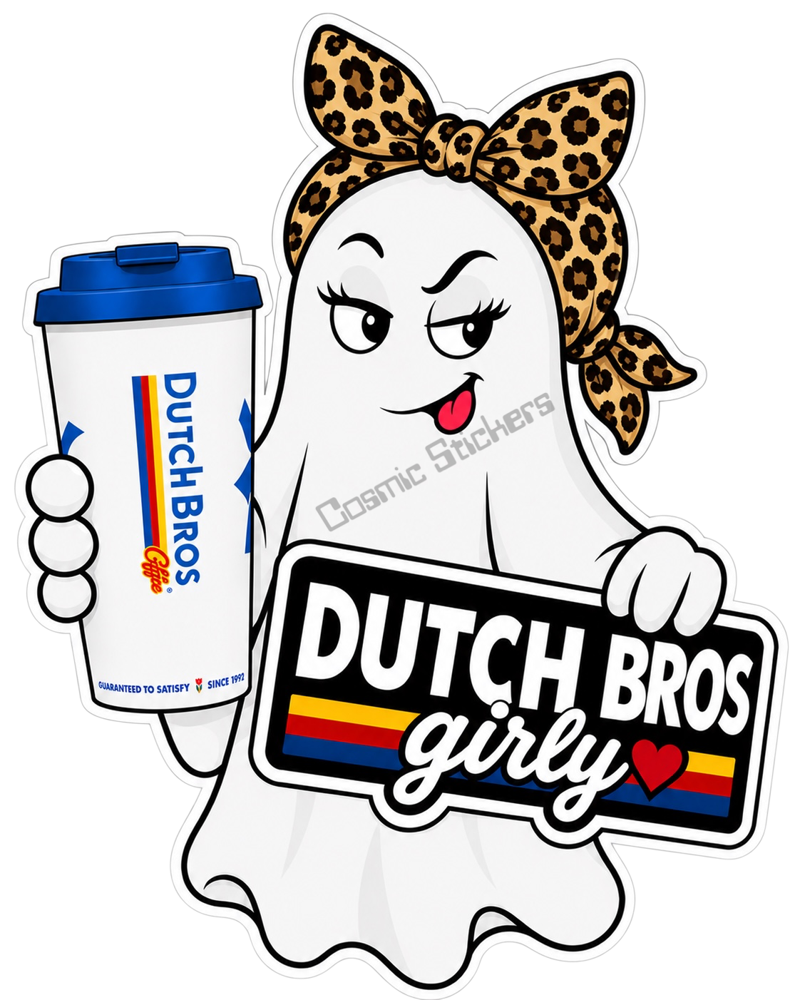 Fan-Made Boo Crew – Nightmare Brew | Dutch Bros Inspired Vinyl Sticker