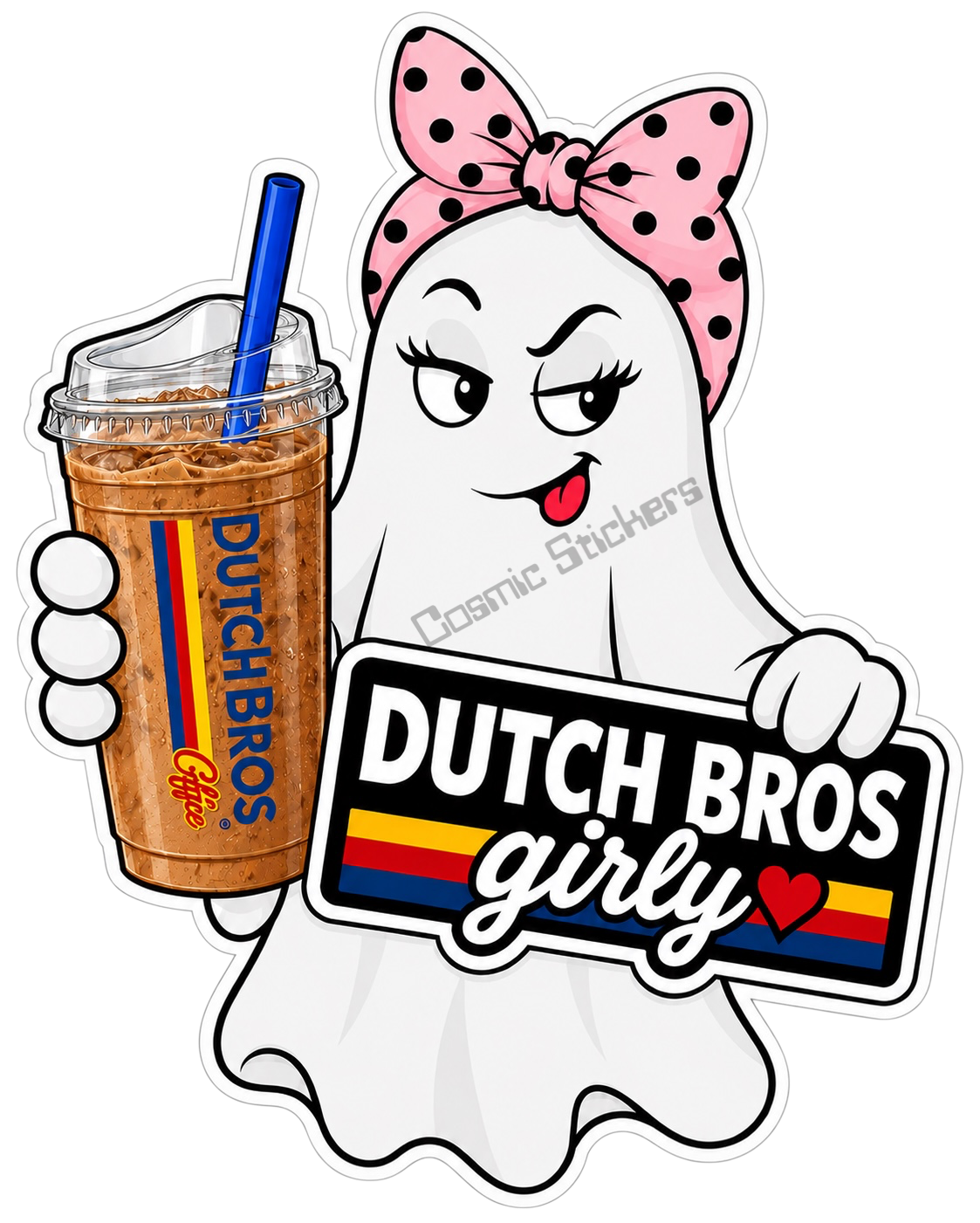 Fan-Made Boo Crew – Boo Break | Dutch Bros Inspired Vinyl Sticker