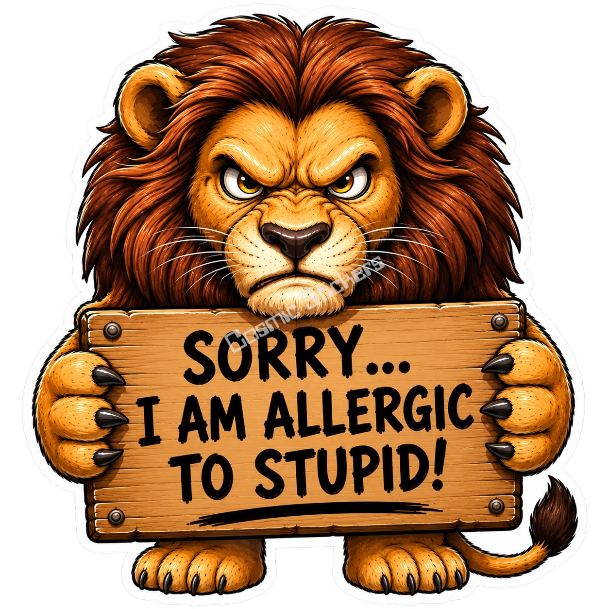 Lion with an Attitude