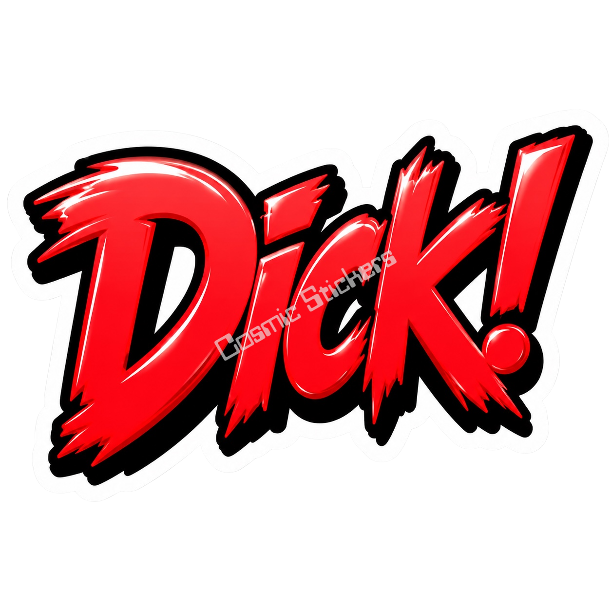 Revenge Stickers - Dick!