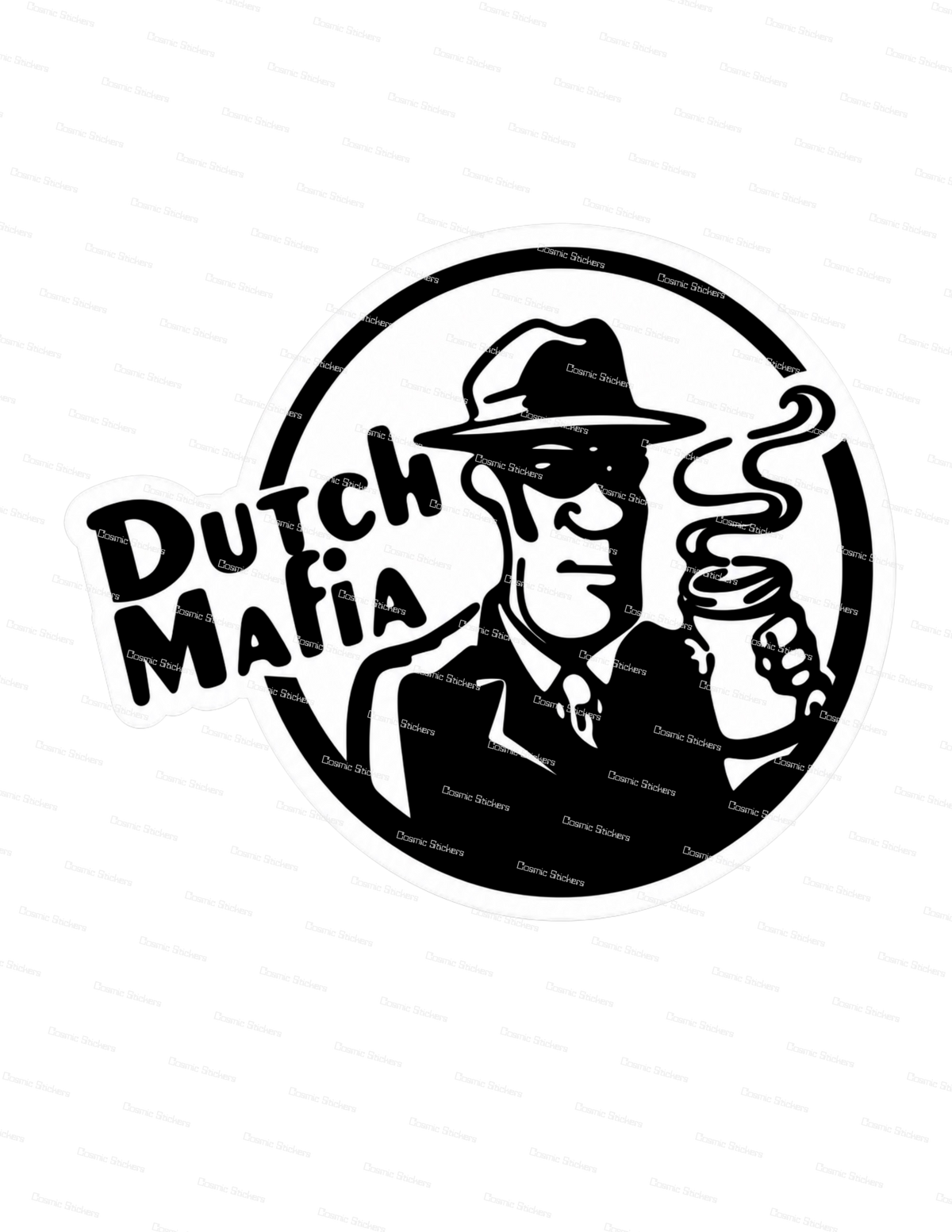 Fan-Made Dutch Mafia | Dutch Bros Inspired Sticker