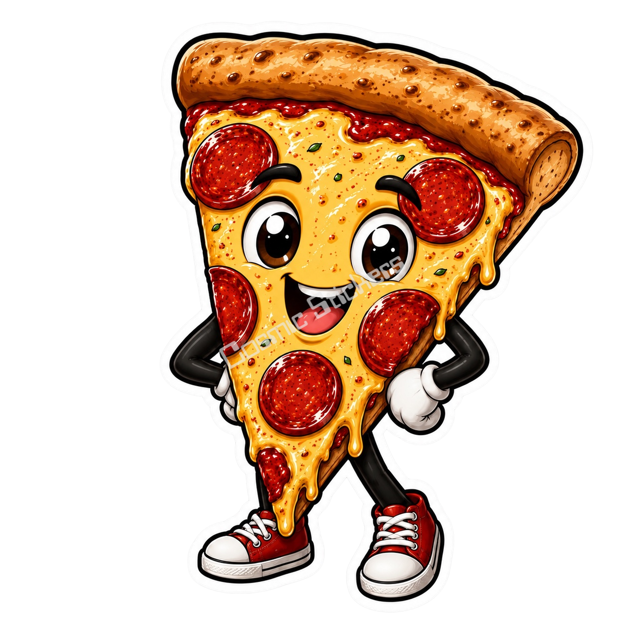 Cosmic Stickers - Pizza