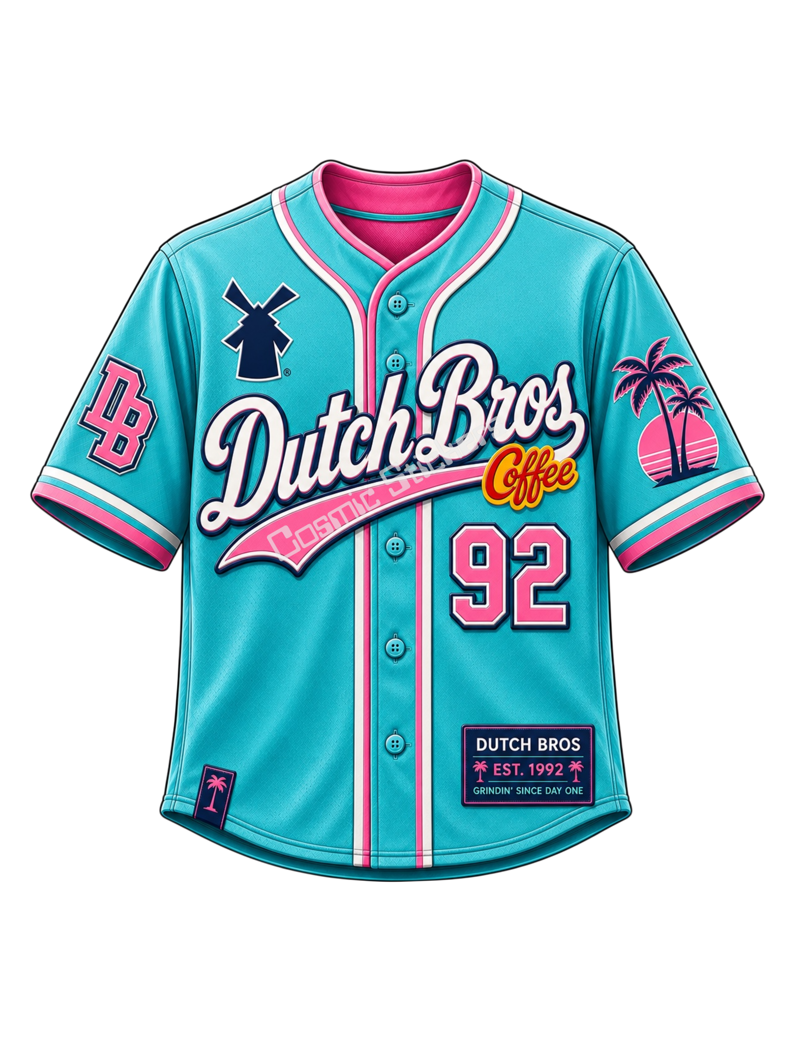 Dutch Bros Jersey Sticker #7