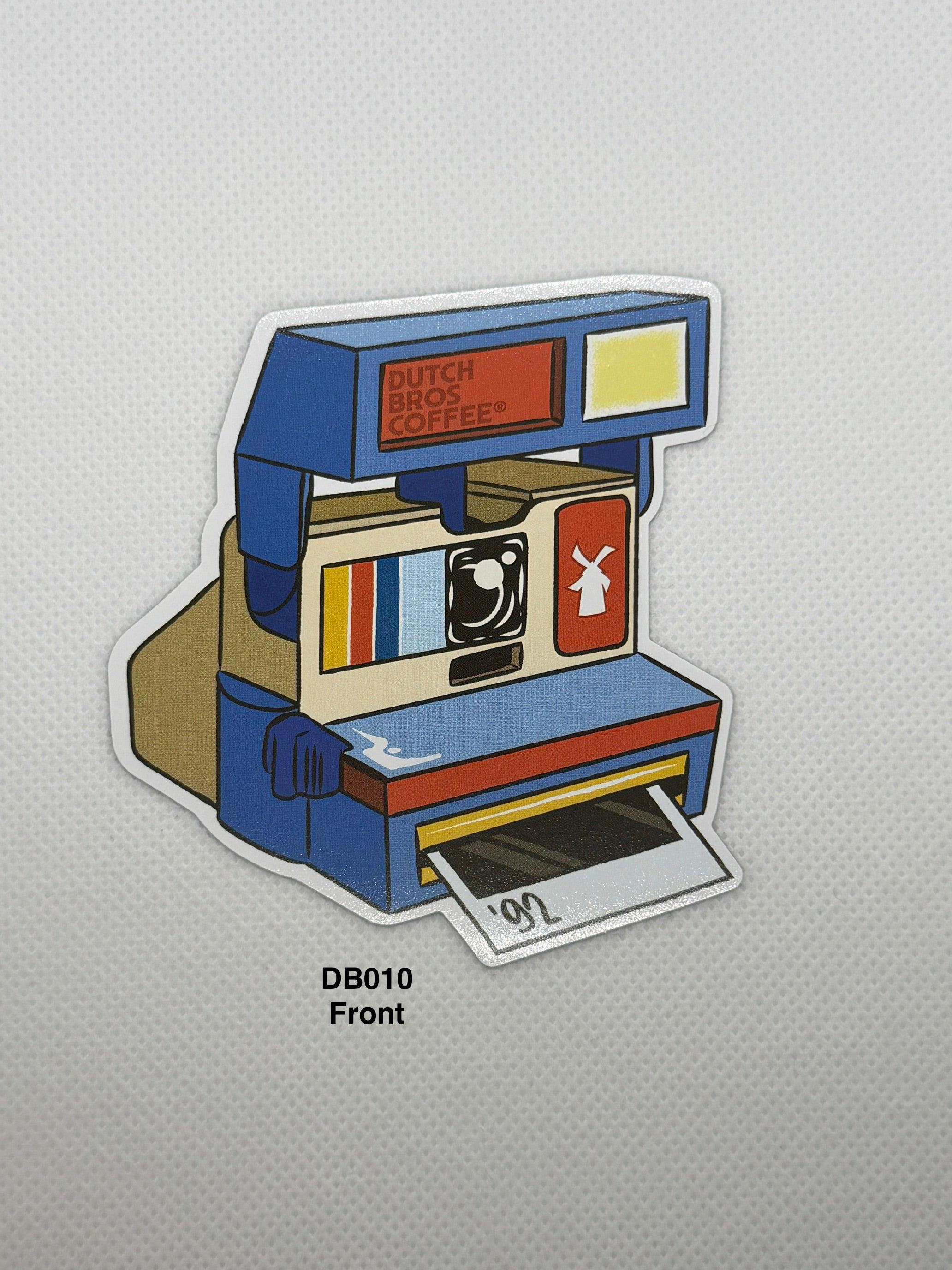 Dutch Bros Sticker Drop - August 5, 2026 - “Always Picture Perfect” Retro Polaroid Camera #DB010