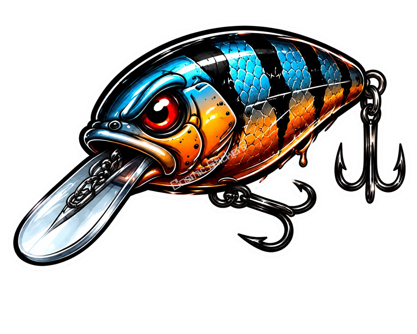Strike Beasts™️ •Warlord• Fishing Lure Sticker