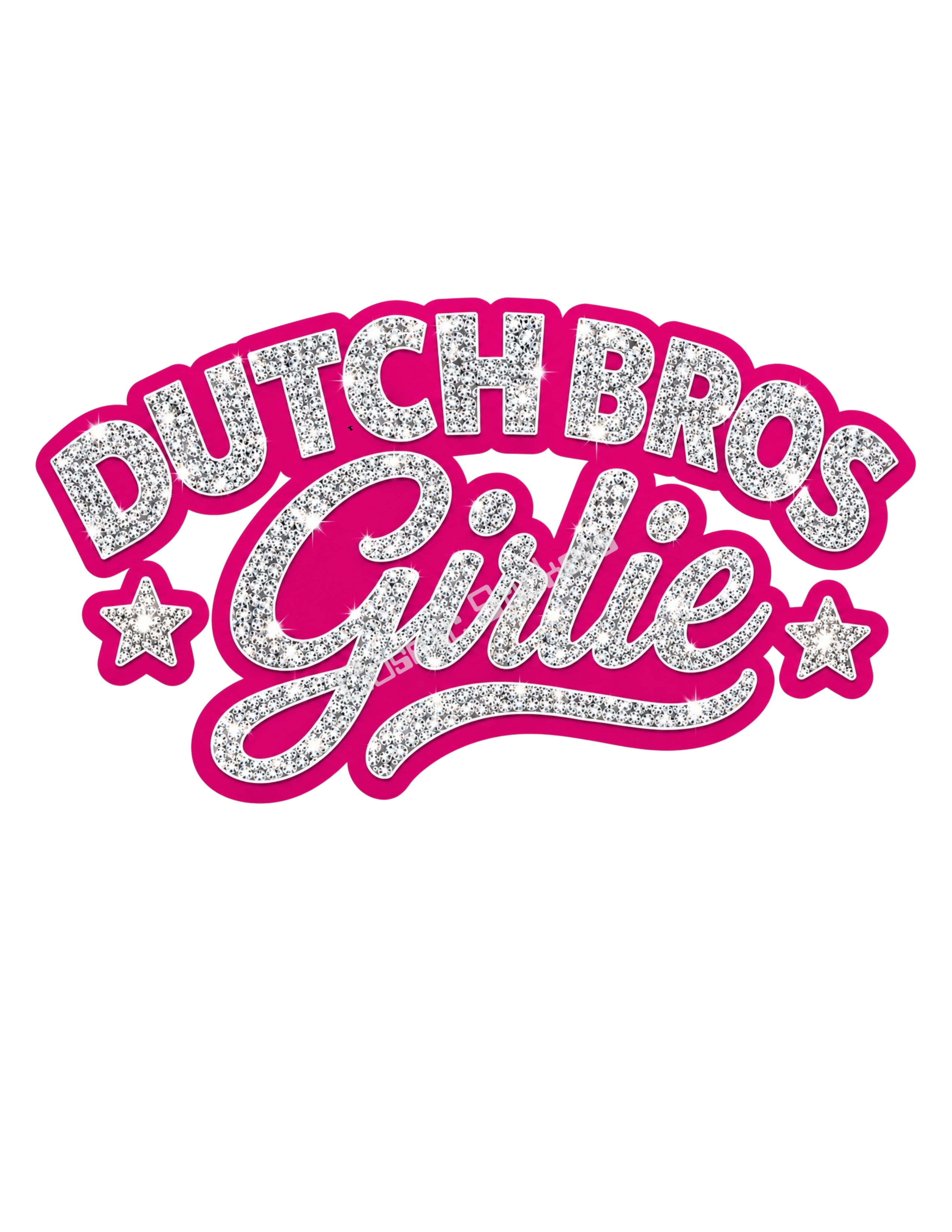 Dutch Bros Girlie - Pink Bling