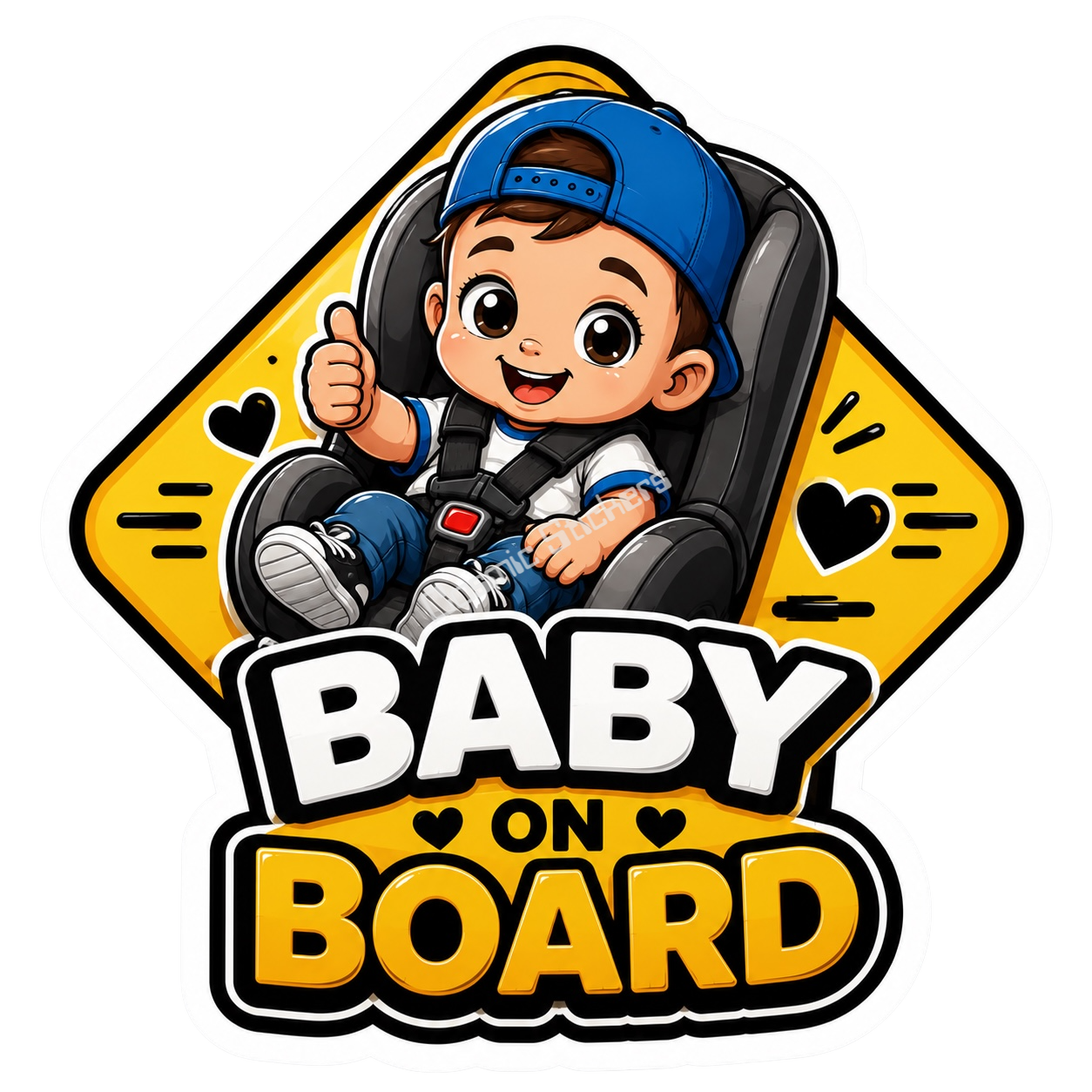 Baby On Board - Car Seat Boy