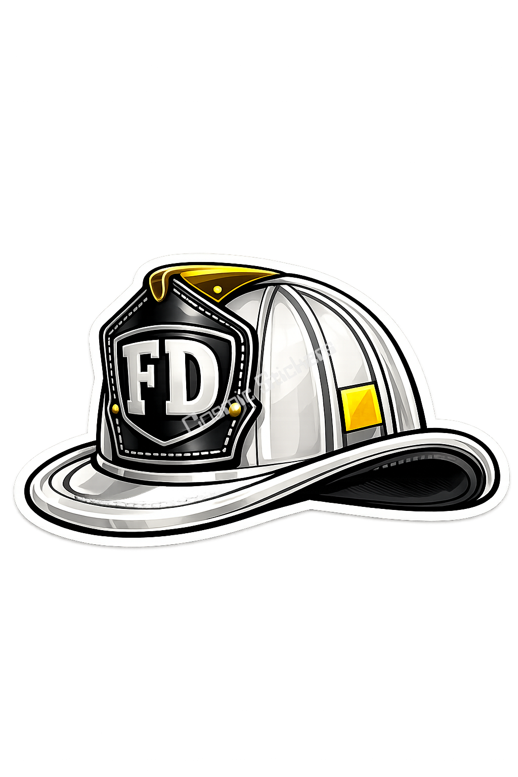 Fire Department Helmet (White)