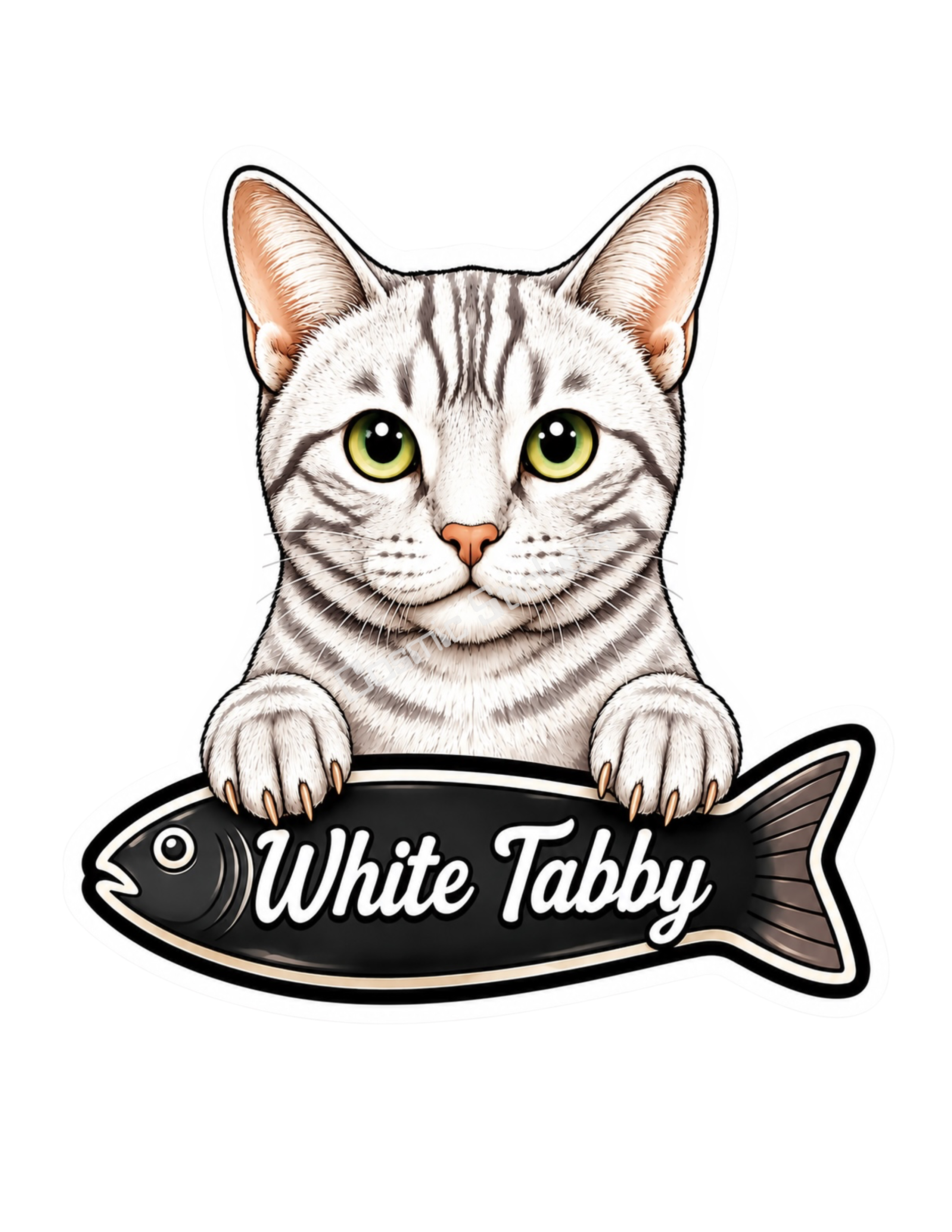 White Tabby, Cat
