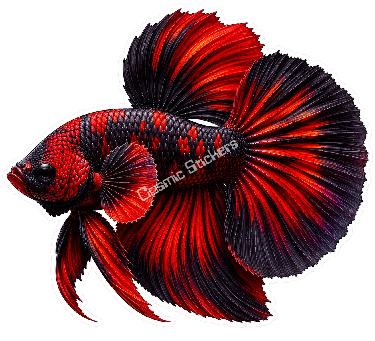 Aquarium Fish - Hellboy Betta