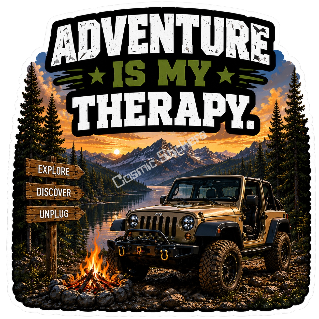 Jeep Collection- Adventure Is My Therapy