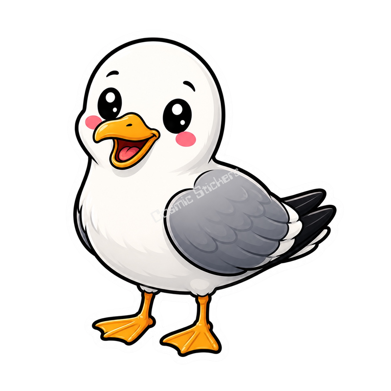 Cosmic Stickers - Seagull