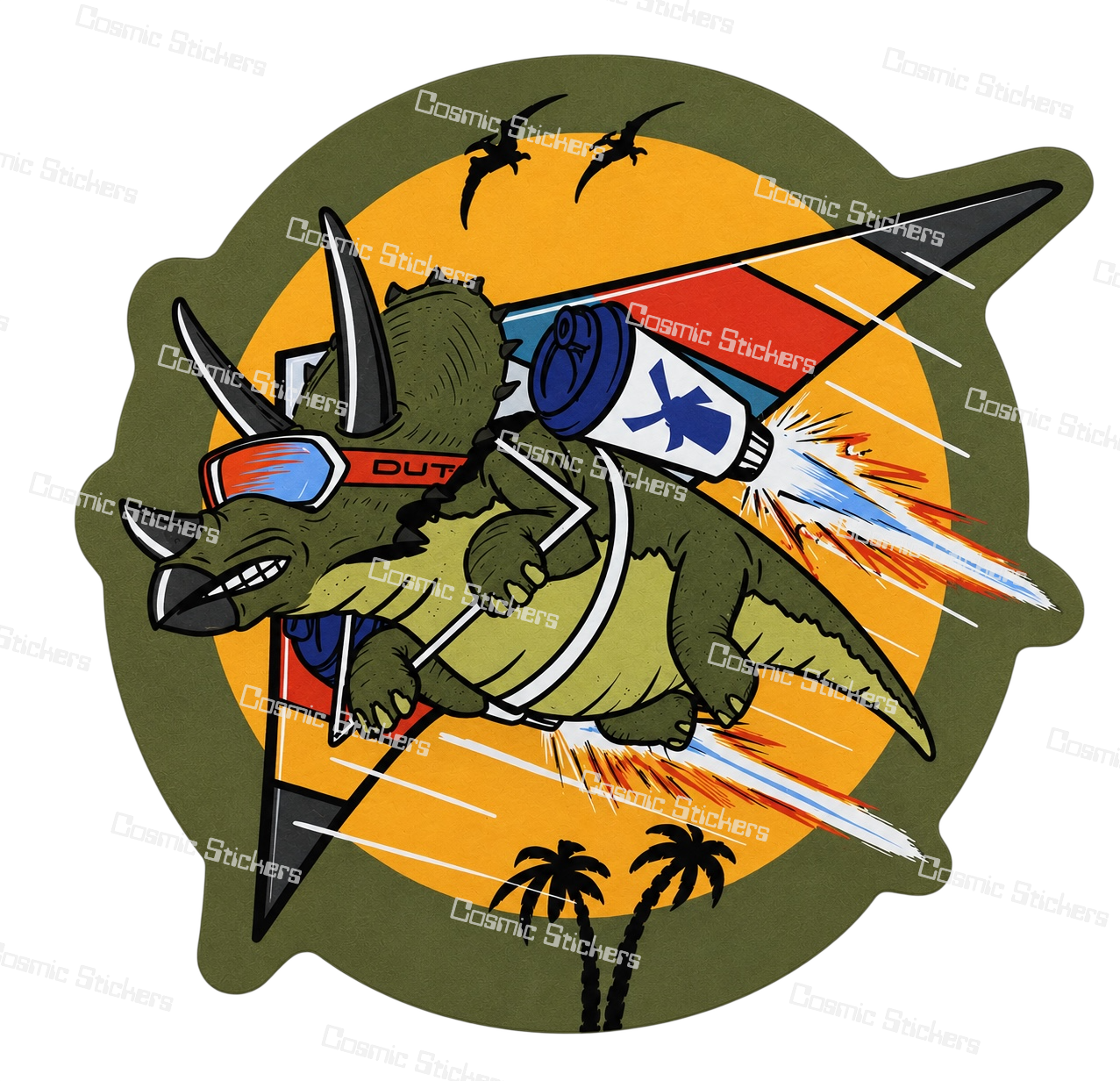 Dutch Bros Fighter Jets | Dutch Bros Inspired Fan-Made Sticker