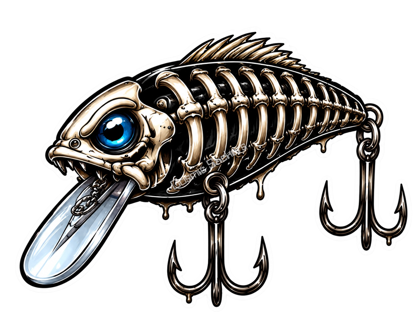 Strike Beasts™️ •Phantom• Fishing Lure Sticker