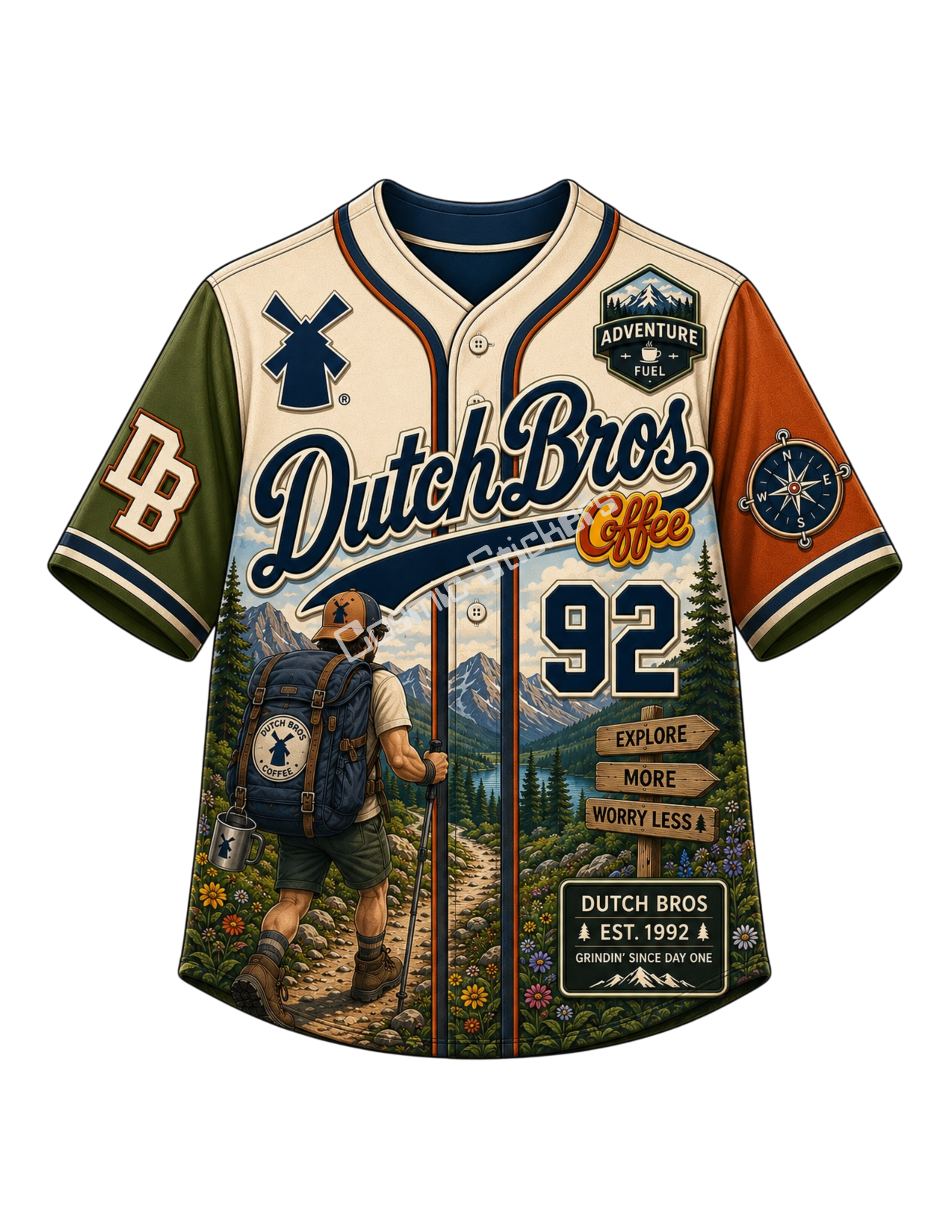 Dutch Bros Jersey Sticker #29