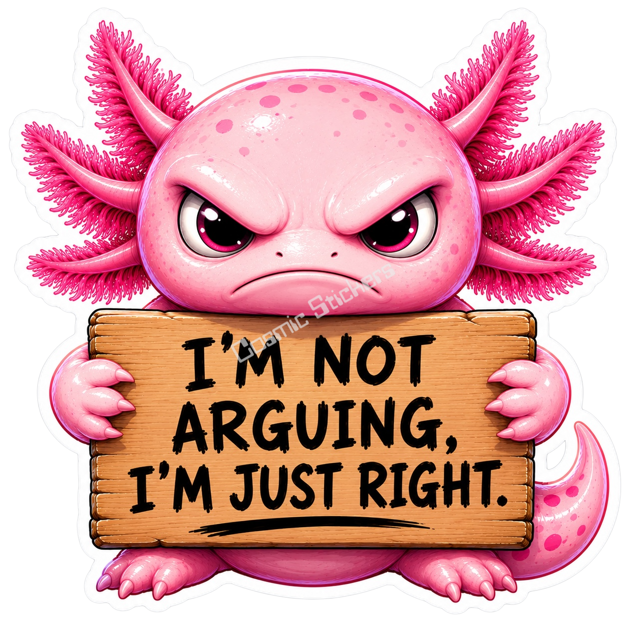 Axolotl with an Attitude