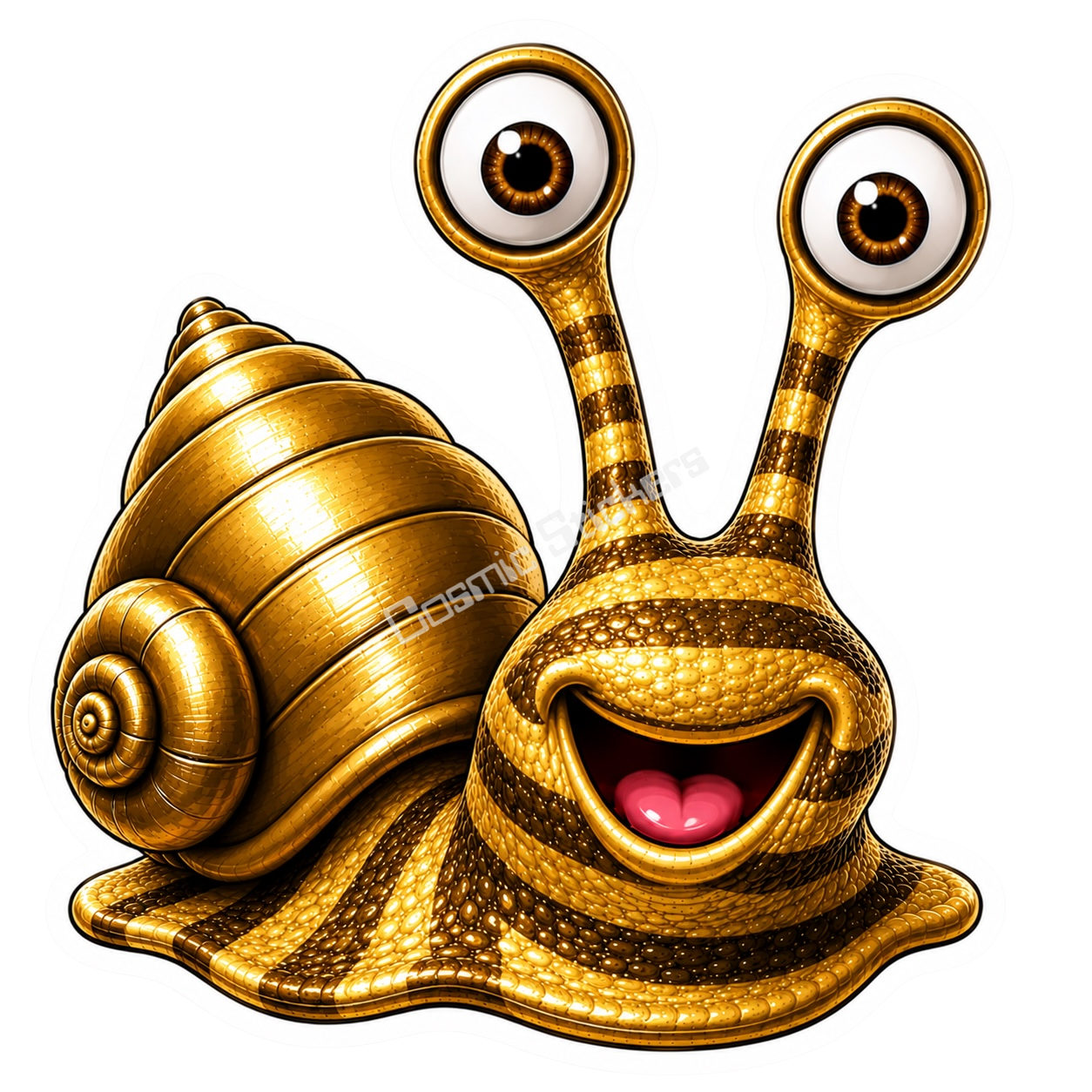 Cosmic Snails •Nugget• premium die-cut vinyl sticker by Cosmic Stickers