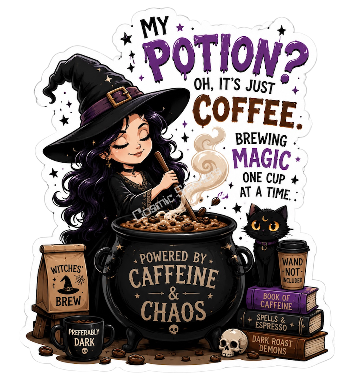 Witches’ Brew Vinyl Sticker