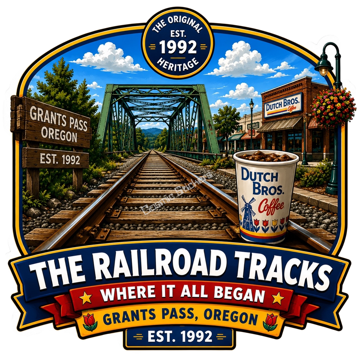 Dutch Bros Coffee History- The Railroad Tracks