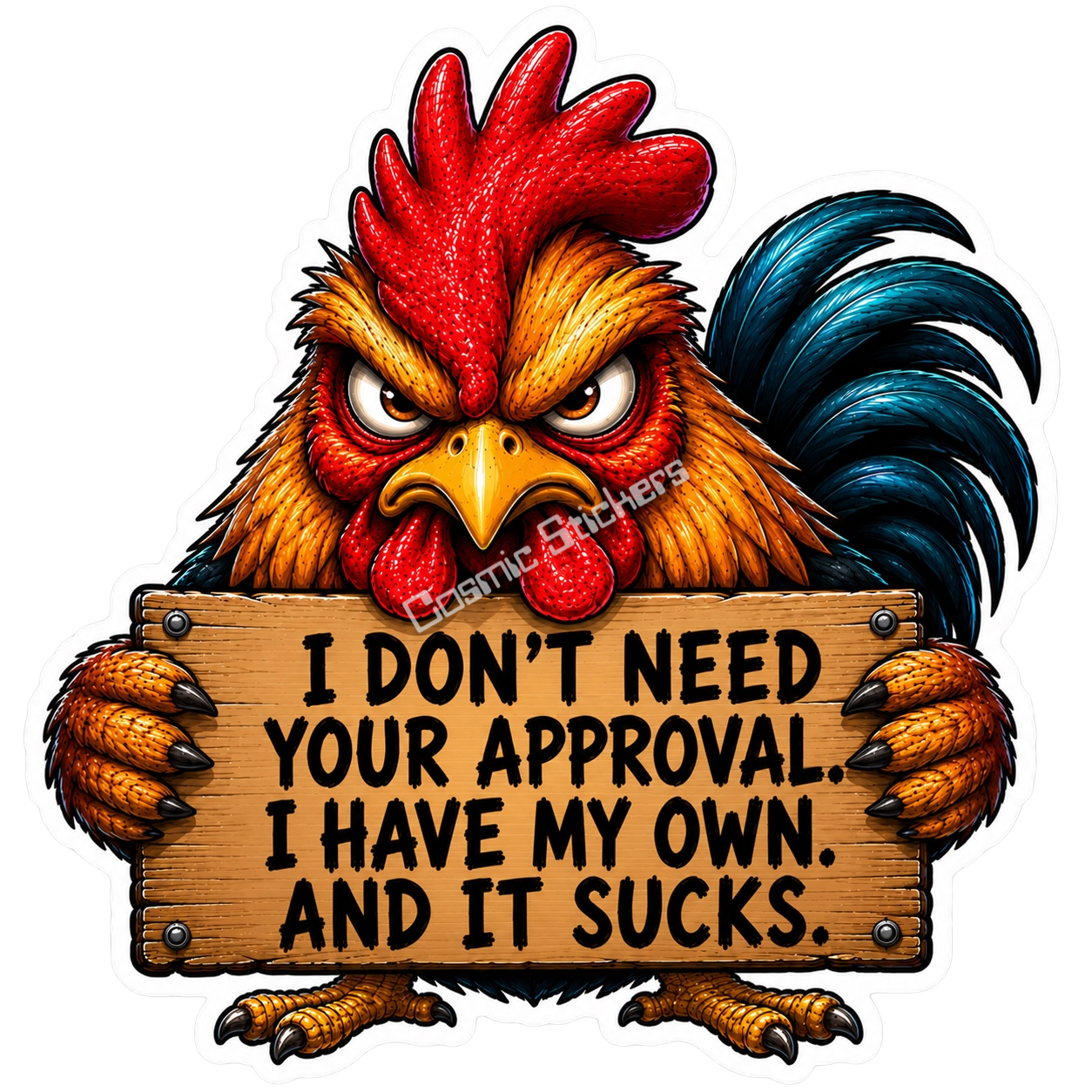 Rooster with an Attitude