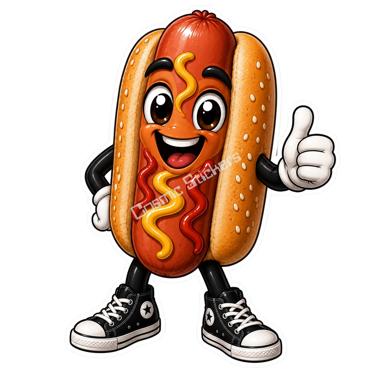 Cosmic Stickers - Hot Dog