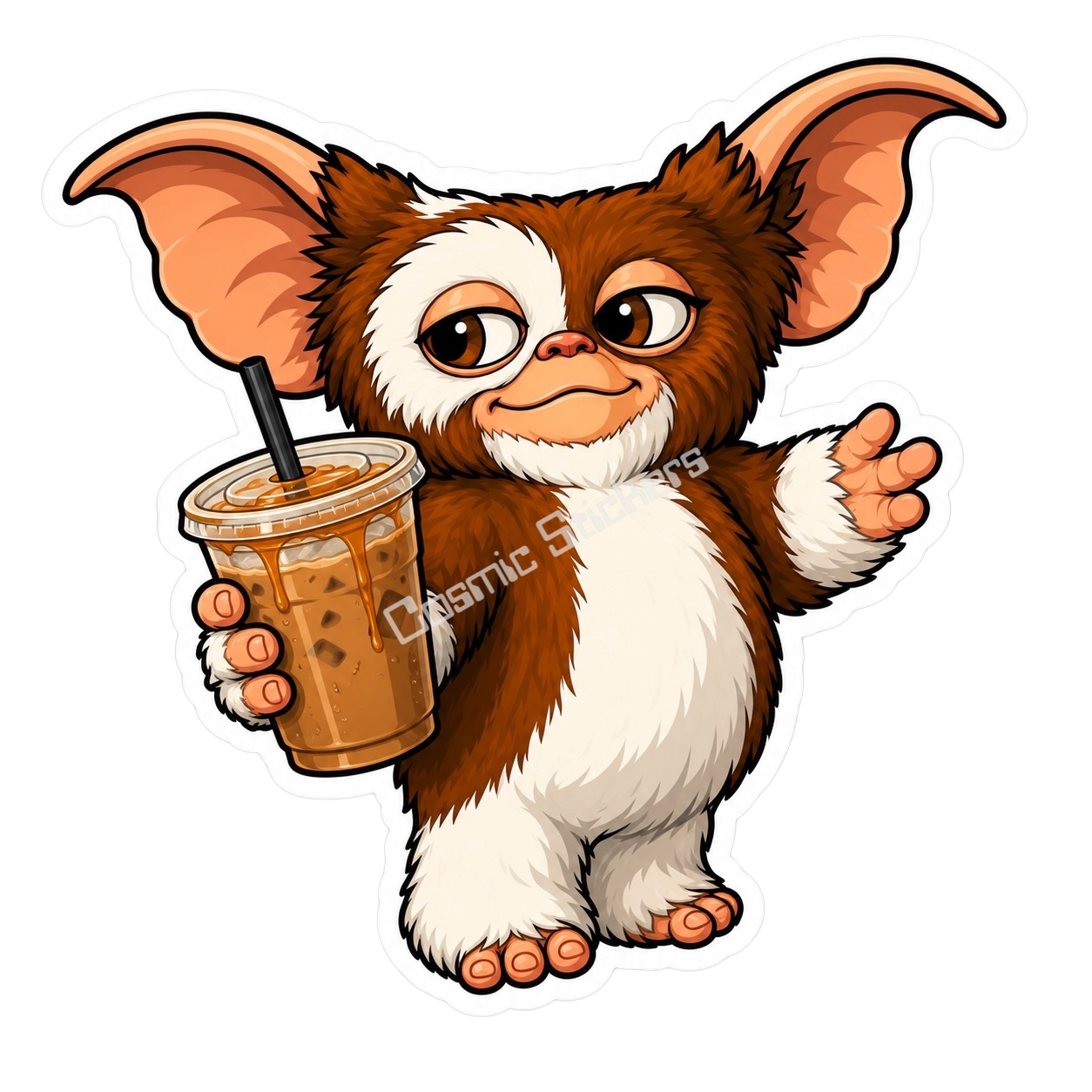 Gizmo From Gremlins w/ Iced Coffee