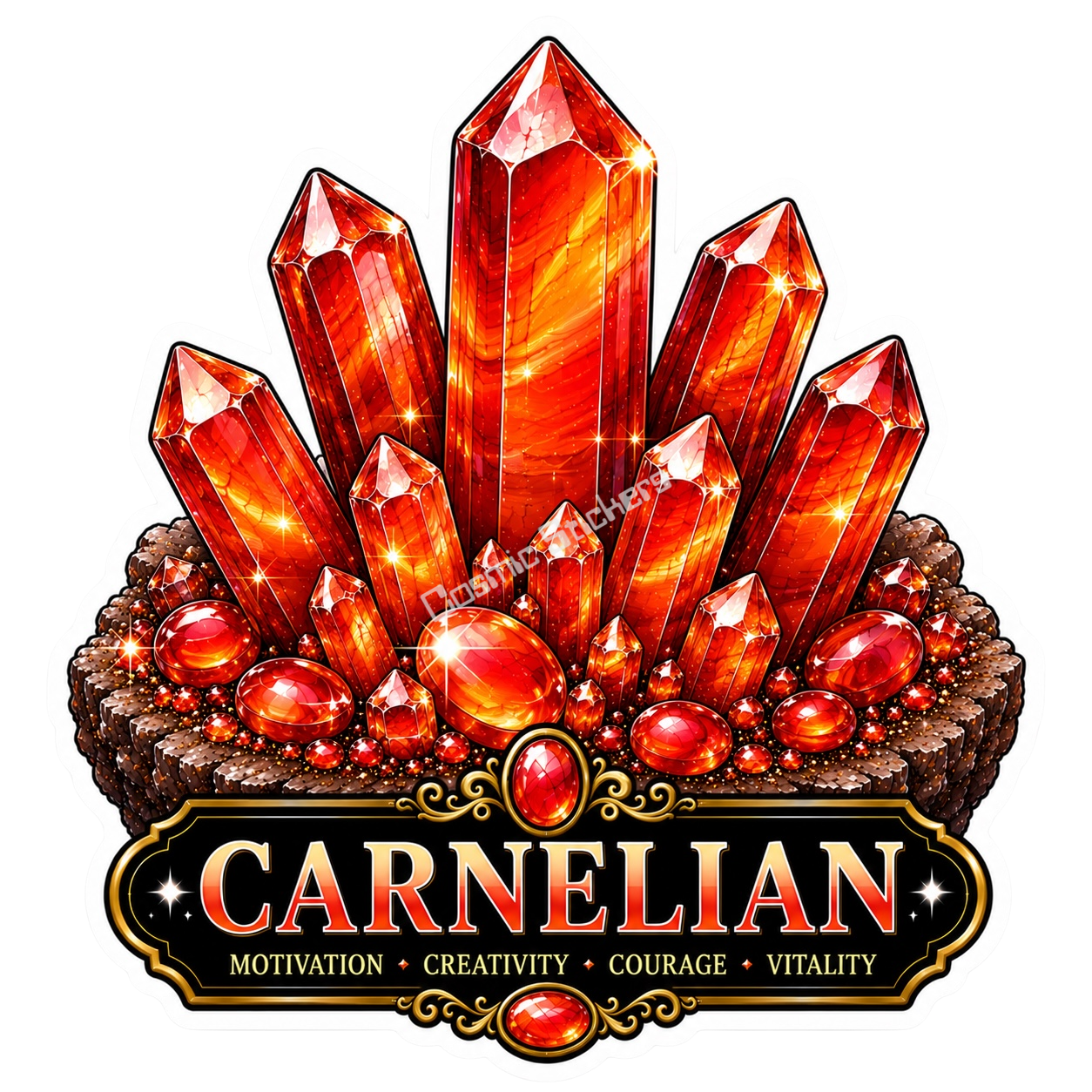 Crystal Meanings Collection - Carnelian