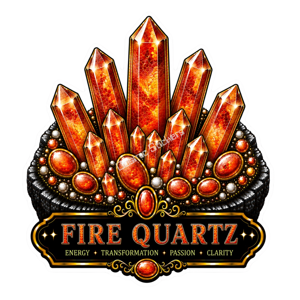 Crystal Meanings Collection - Fire Quartz