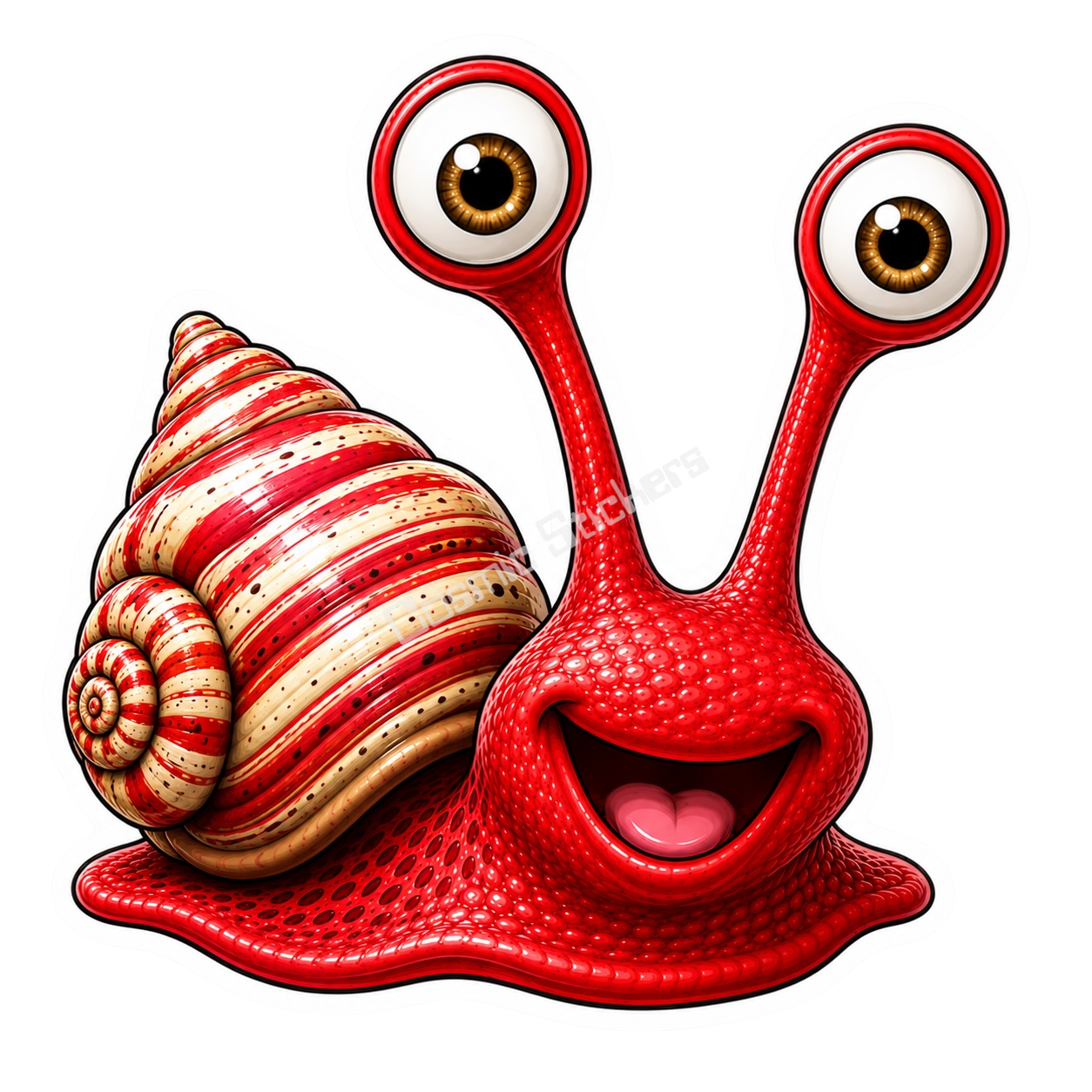 Cosmic Snails •Sterling• premium die-cut vinyl sticker by Cosmic Stickers