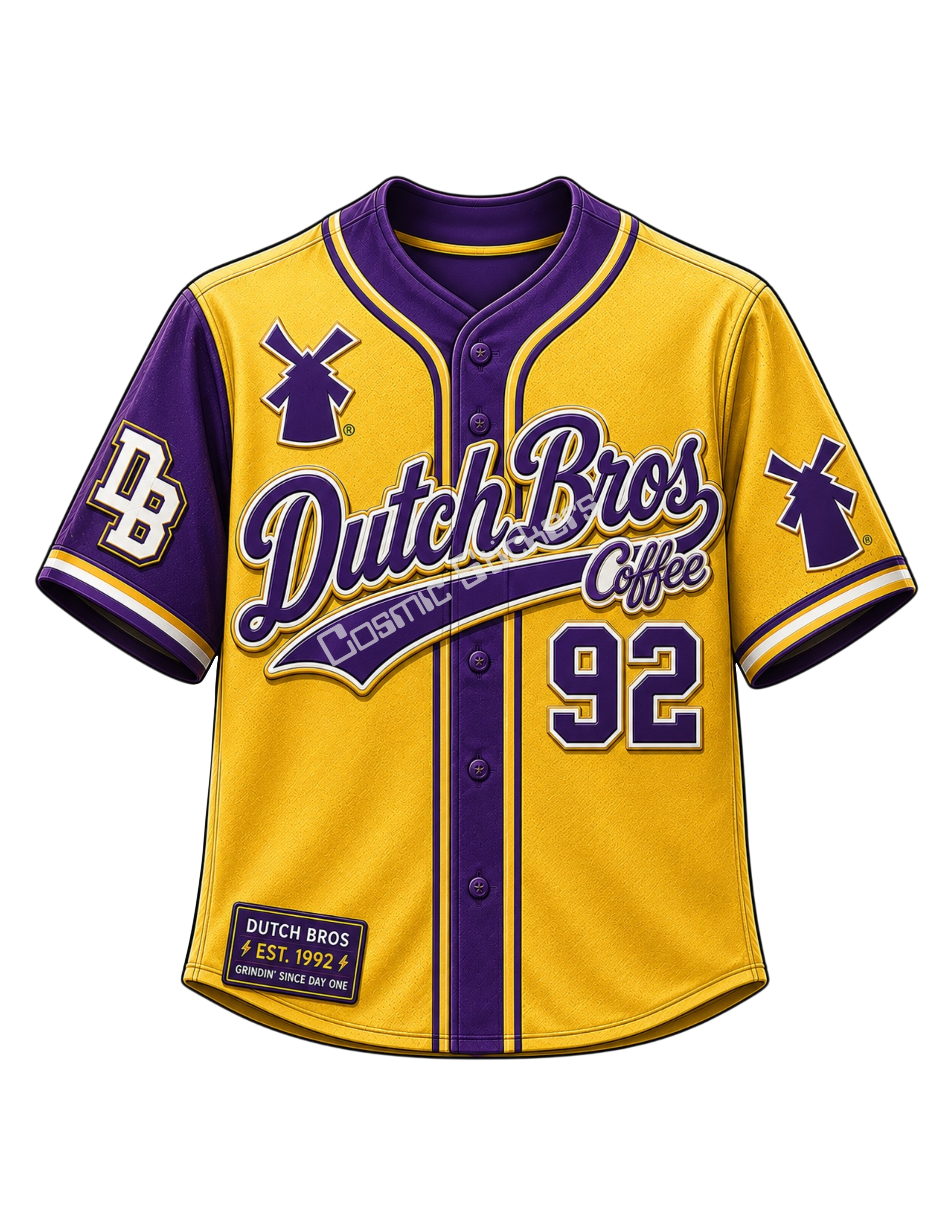 Dutch Bros Jersey Sticker #3