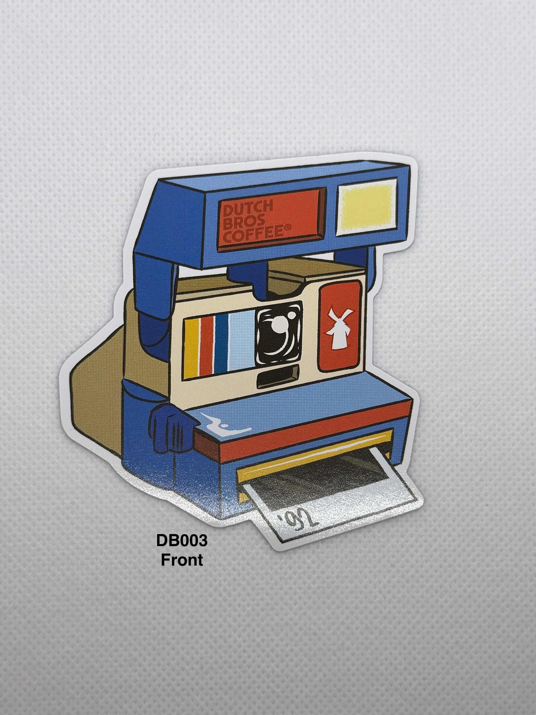 Dutch Bros Sticker Drop - August 5, 2026 - “Always Picture Perfect” Retro Polaroid Camera #DB003