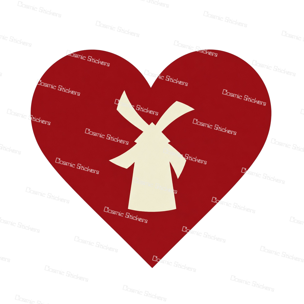 Dutch Luv Heart | Dutch Bros Inspired Fan-Made Sticker