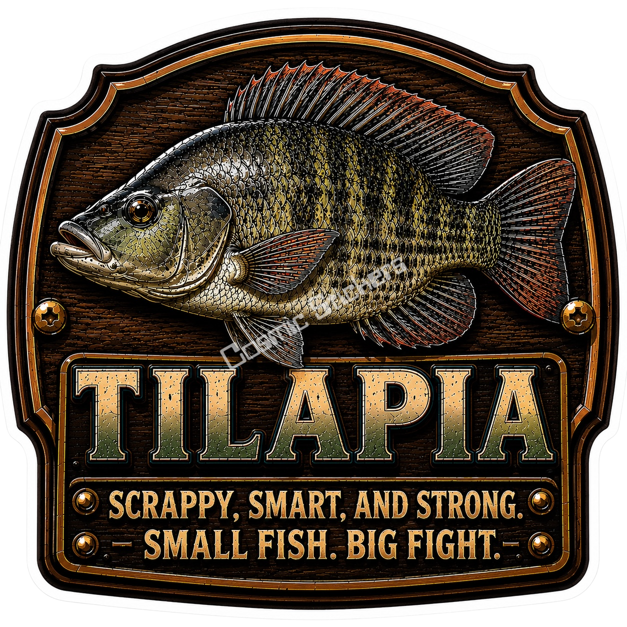 Tilapia – Trophy Fish Sticker