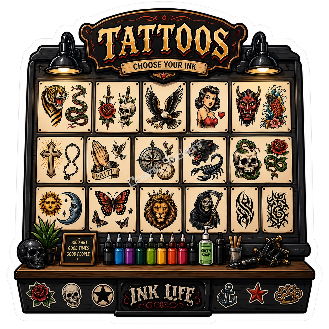 Tattoo Life - Tattoo Wall Designs #3