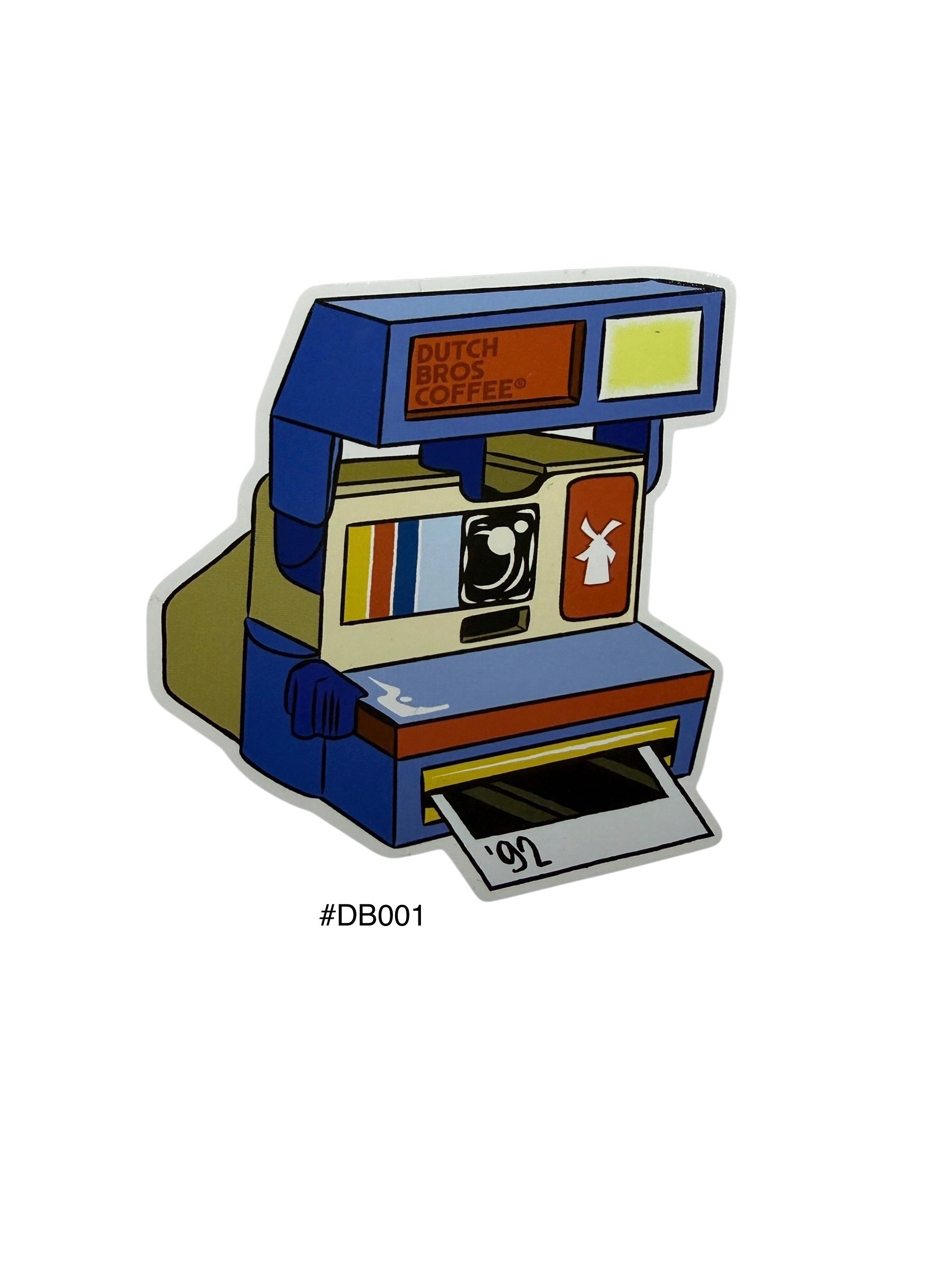 Dutch Bros Sticker Drop - August 5, 2026 - “Always Picture Perfect” Retro Polaroid Camera #DB001